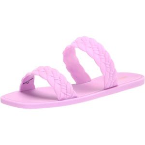 BNWOB Steve Madden women’s slip on double strapped sandal in lilac. Size 10